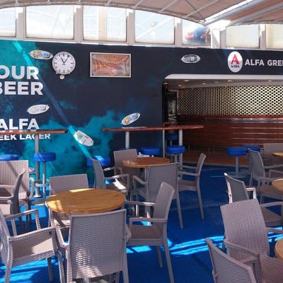 Ambient Media πλοίου κατάστρωμα Alfa Beer (1)